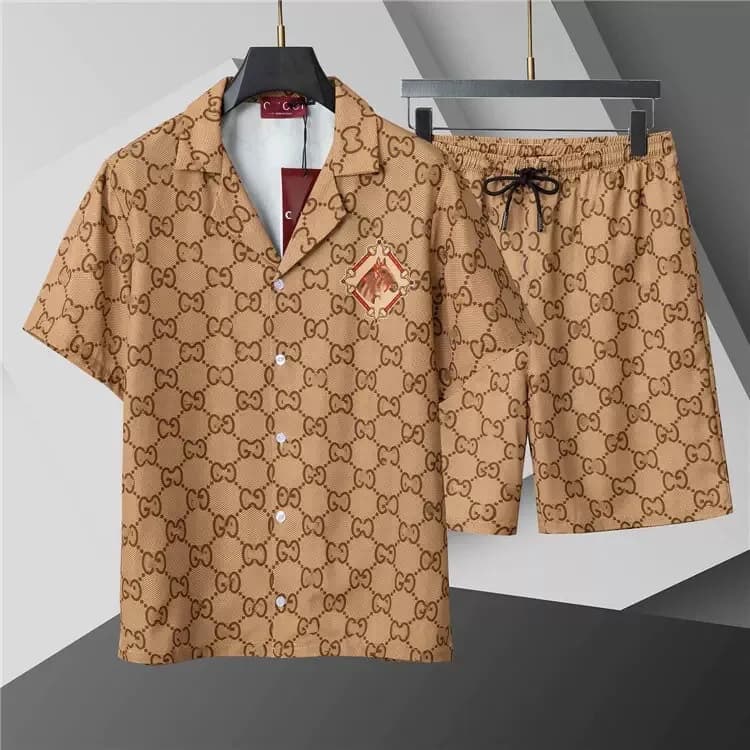 Gucci GG Print Set Horsebit Patch