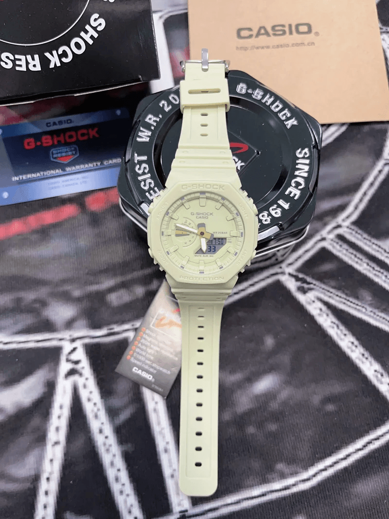 Casio G-Shock GA-2100 Beige Resin
