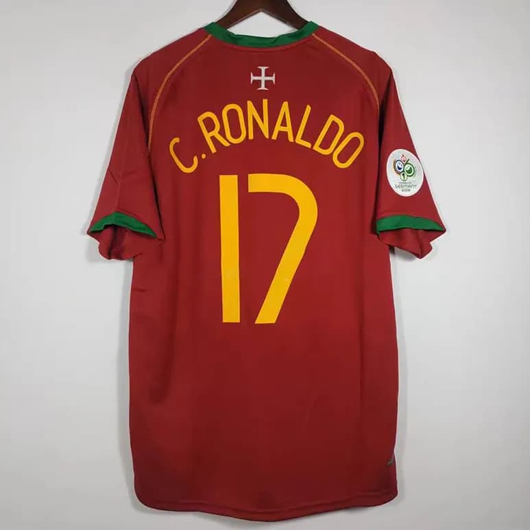 Nike Portugal 2006 World Cup Home Jersey C. Ronaldo #17