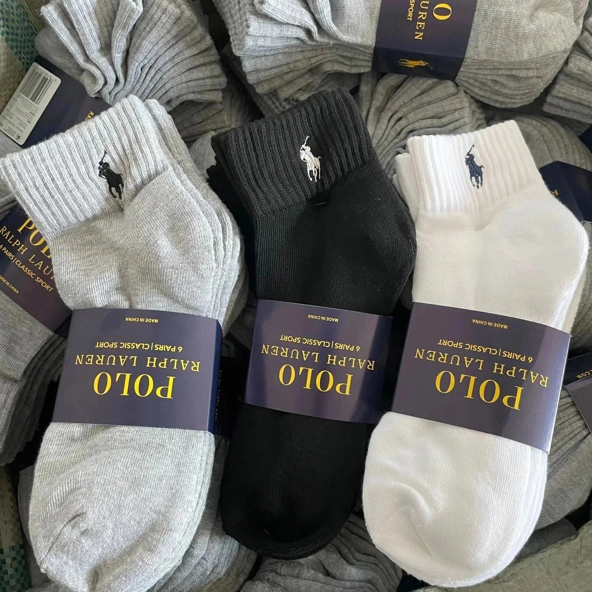 Polo Ralph Lauren Classic Sport Socks 6-Pack
