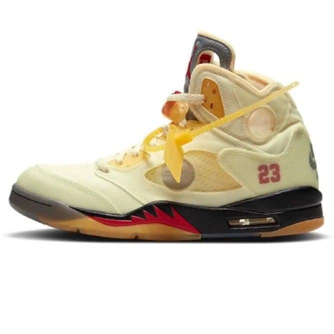 Air Jordan 5 Off-White 'Sail'