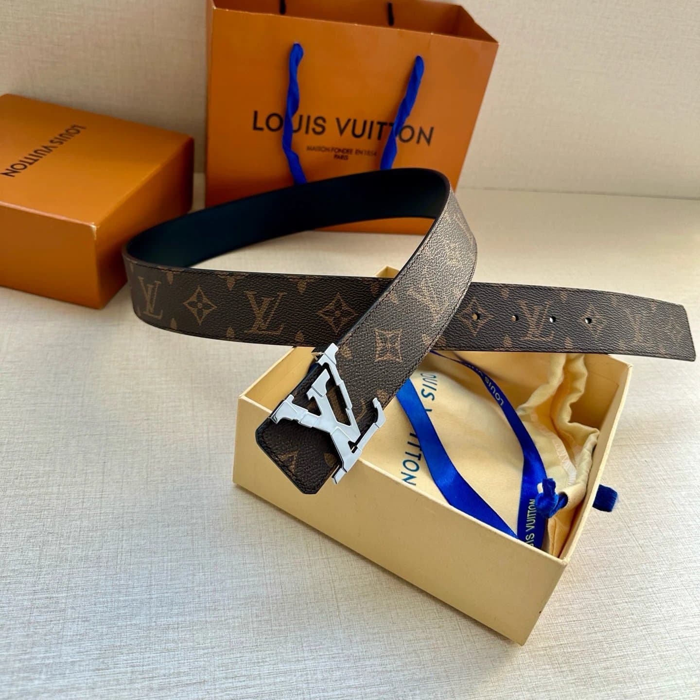 Louis Vuitton LV Initiales Belt Monogram Canvas
