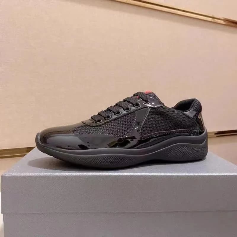 Prada Linea Rossa Sneaker Glossy Patent & Mesh