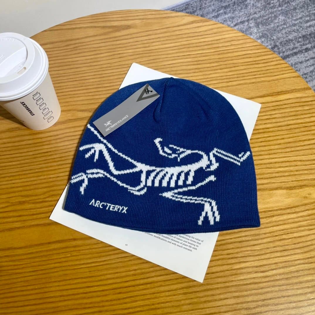 Arc'teryx Bird Logo Beanie White Arcteryx Logo