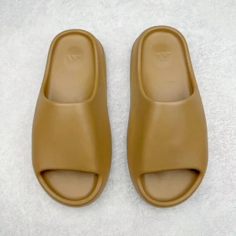 Yeezy Slide Onyx — LW B品拖鞋 浅棕 5492