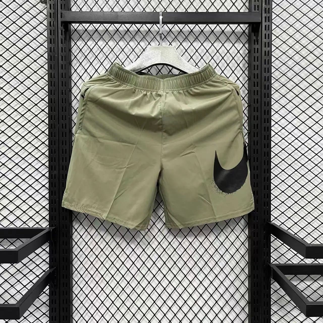 Nike Sportswear Shorts Olive with Swoosh