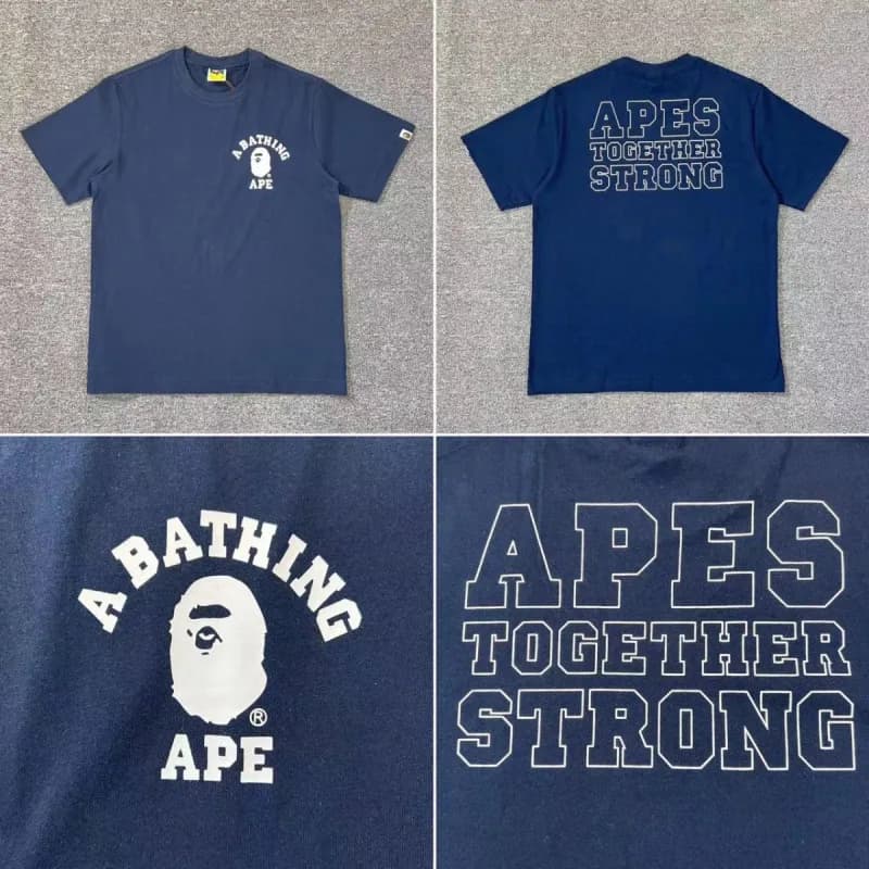 BAPE Short-Sleeve Tee Apes Together Strong