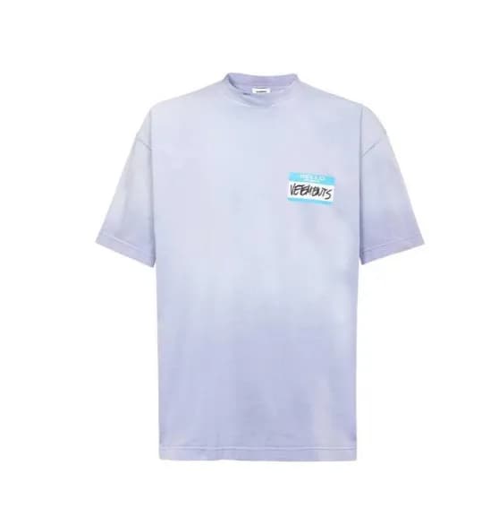 Off-White T-Shirt Hello Name Tag
