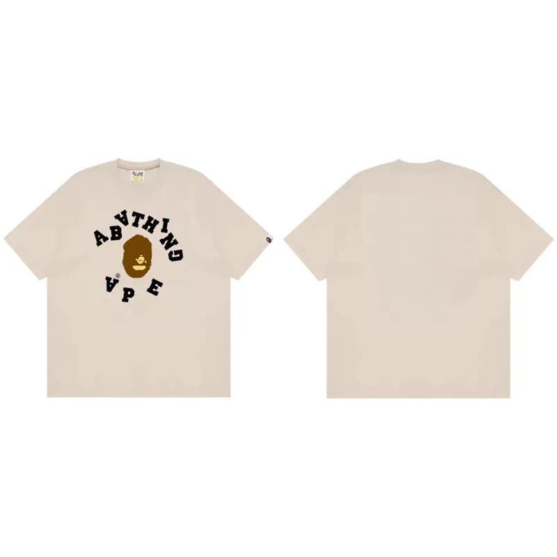 BAPE Short-Sleeve Tee Ape Head Arch Logo