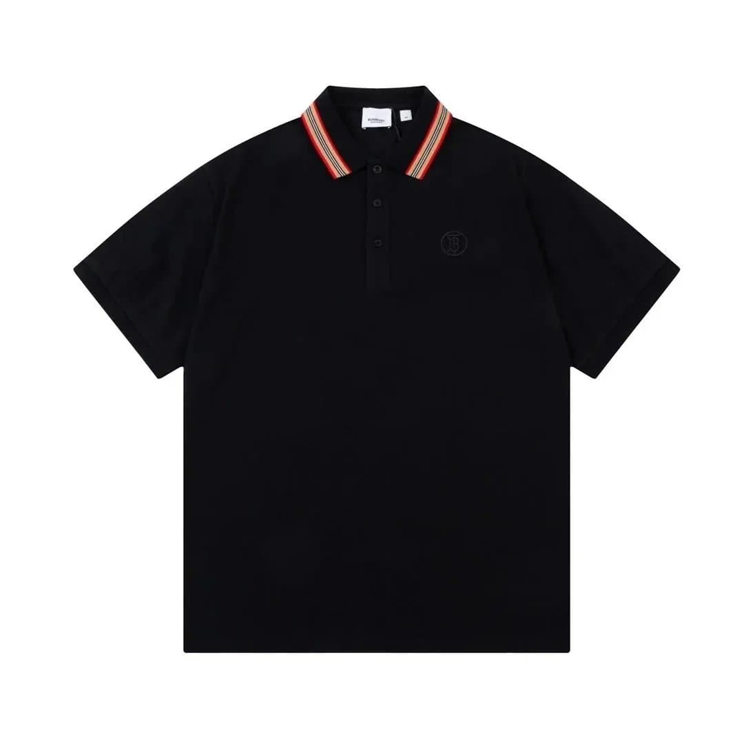 Burberry Polo Shirt Checkered Collar — 16