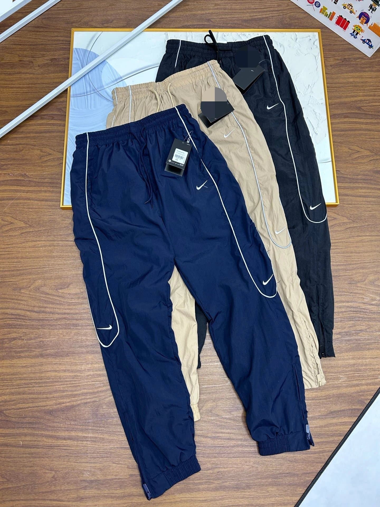 Nike Windrunner Jacket Two-Tone Grey — 40反光条卡其色