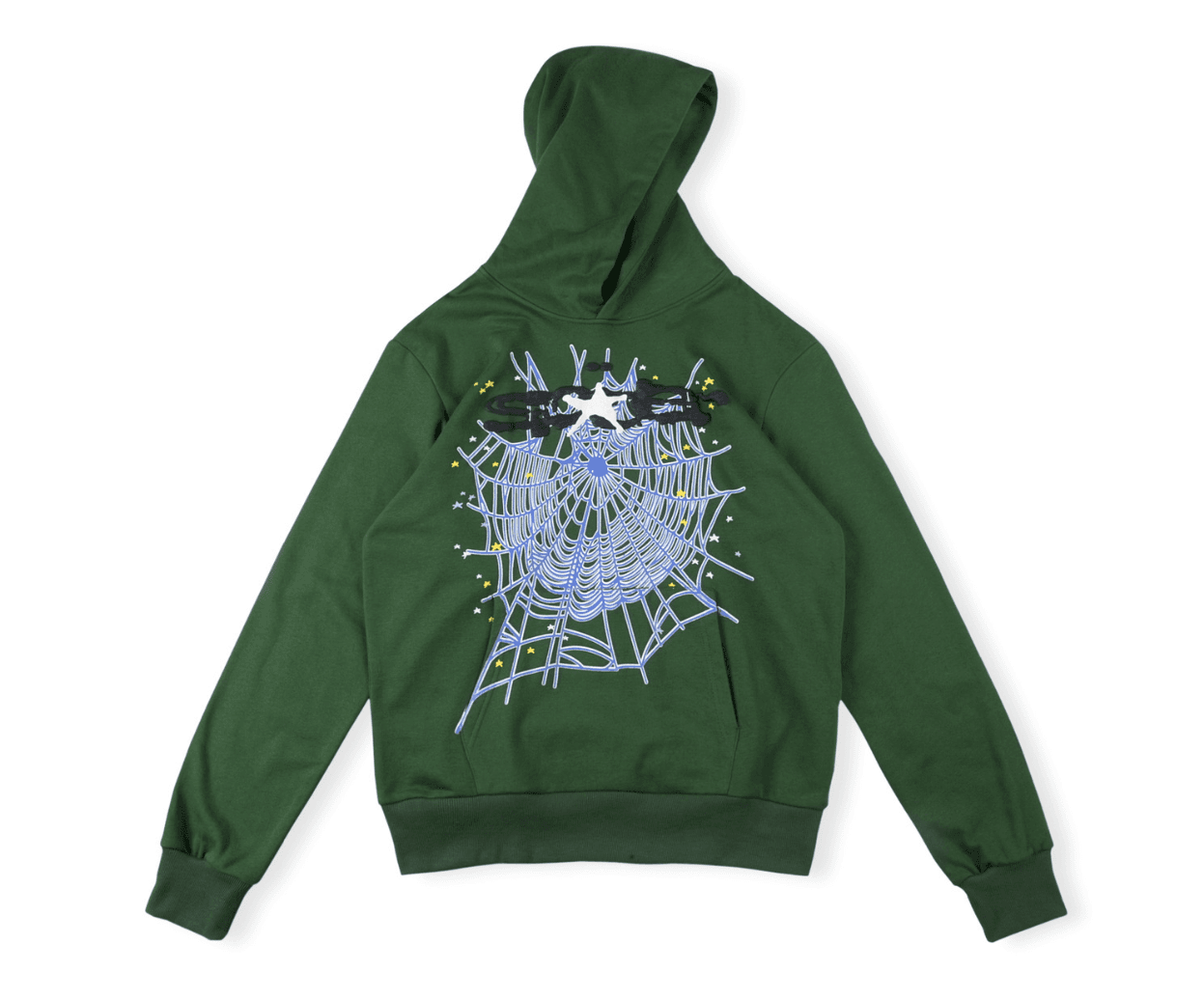 Sp5der Spider Web Hoodie Embroidered Spider Web