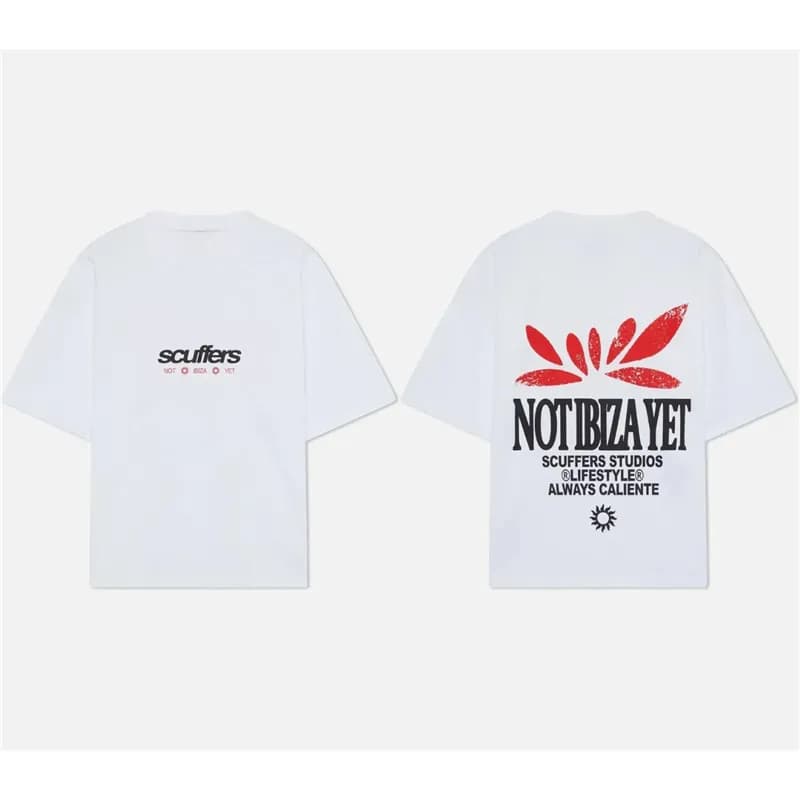 Sacai Graphic T-Shirt Everyday Urban Aesthetics — 16-白色
