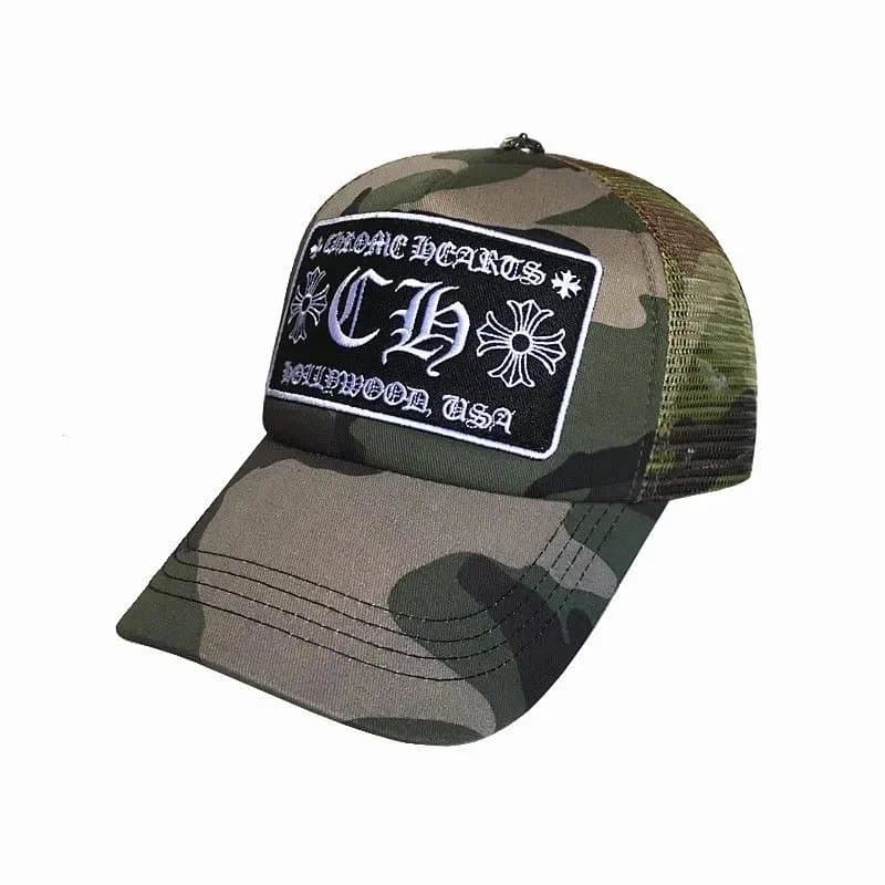 Chrome Hearts Trucker Hat Lips Patch — 34