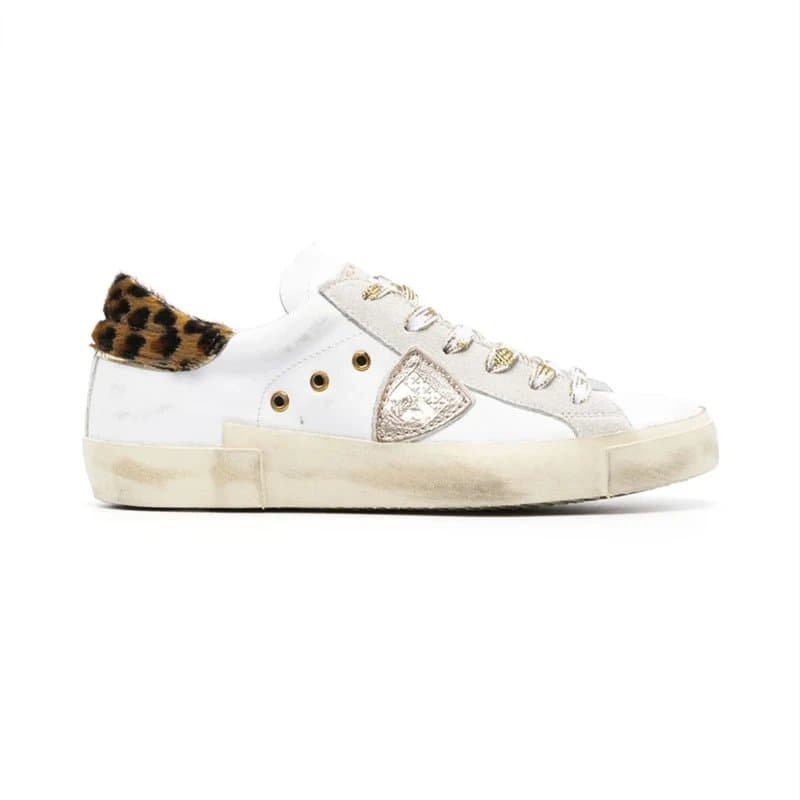 Philipp Plein Classic Sneaker Distressed White — 5