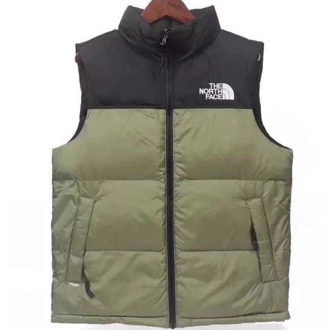 The North Face Nuptse Vest Olive Green/Black