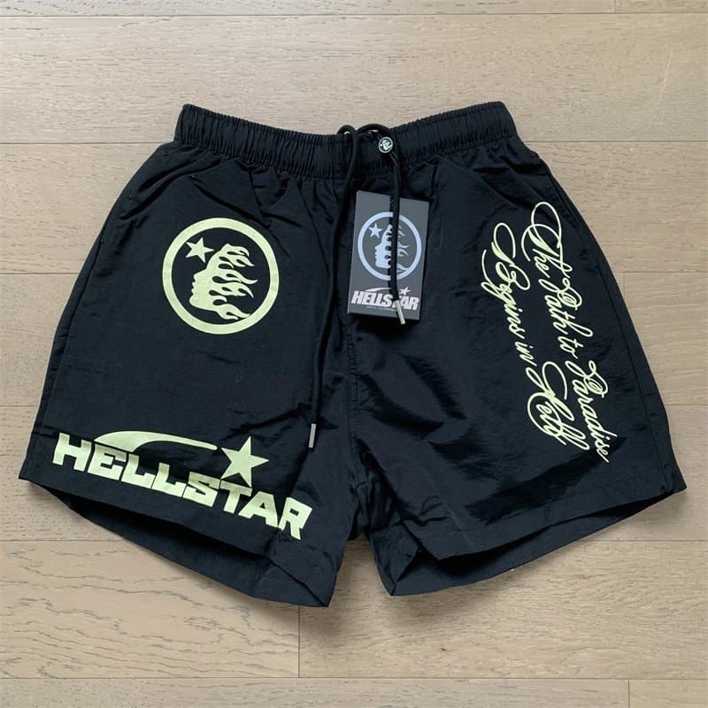 Hellstar Logo Shorts Flame Graphic — 709