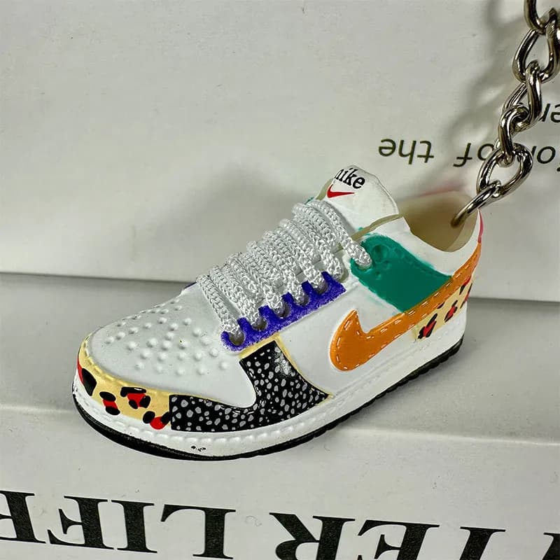 Cactus Plant Flea Market Sneaker Keychain Blue Lightning — 63. Bursting crack