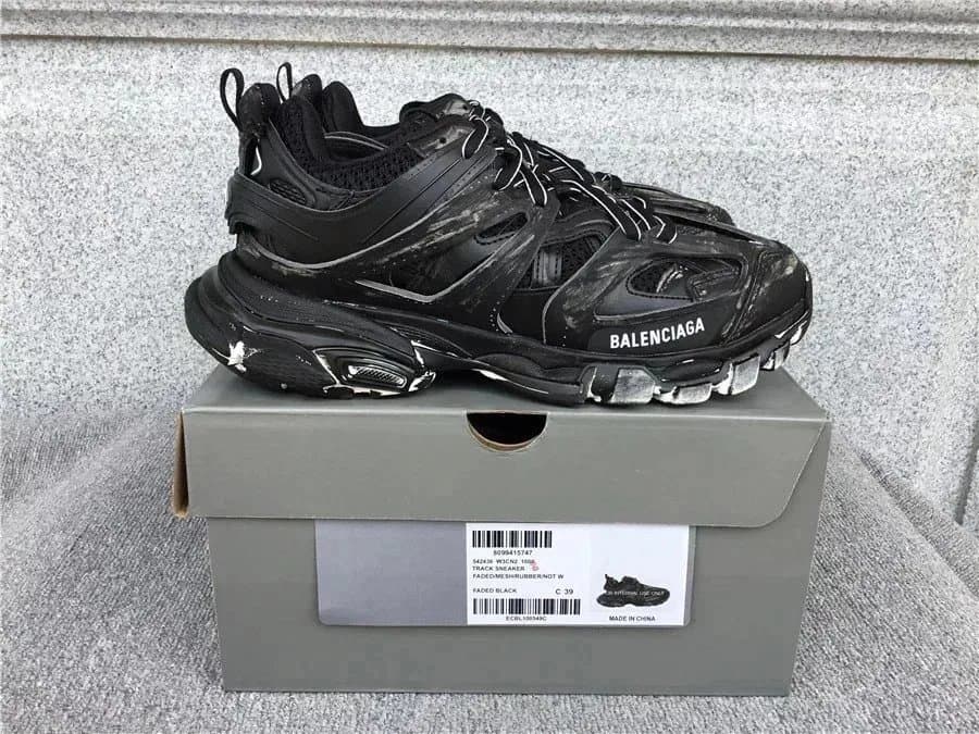 Balenciaga Track Sneaker Silver Green — 081209088