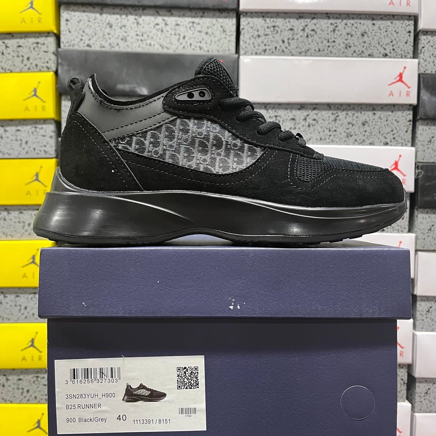 Jordan B25 Runner White/Blue — BD版 · 3SN283YUH-H900