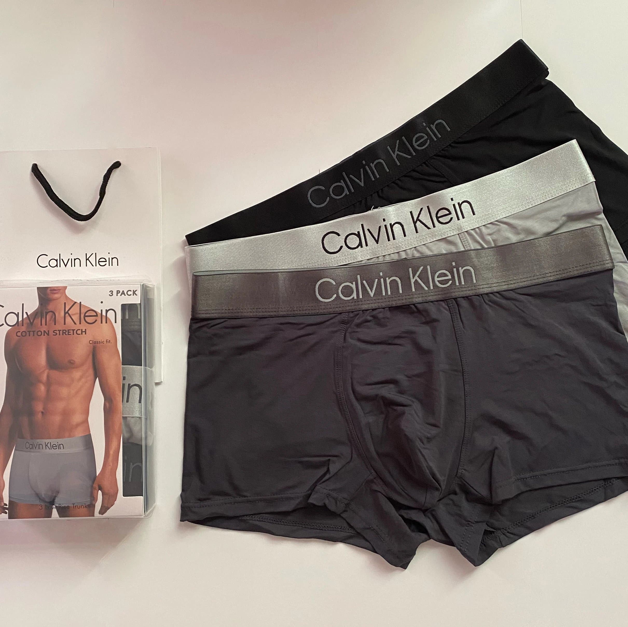 Calvin Klein Low Rise Trunks Cotton Stretch 3-Pack