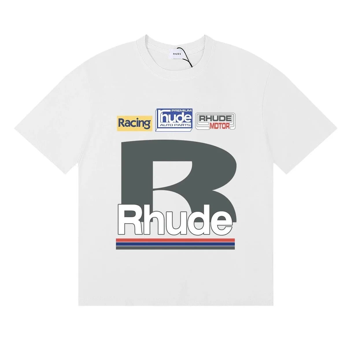 Rhude Graphic Tee Racing Logo