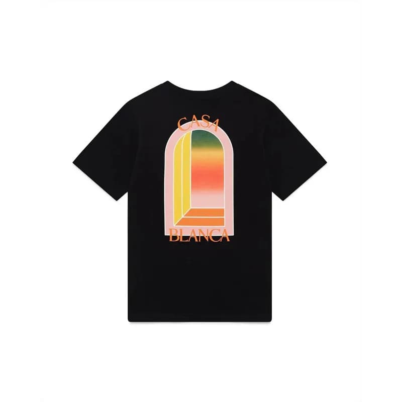 Casablanca Graphic T-Shirt Casa Blanca Arch Print