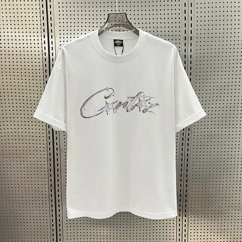 Corteiz Graphic Tee Crystal Script Logo