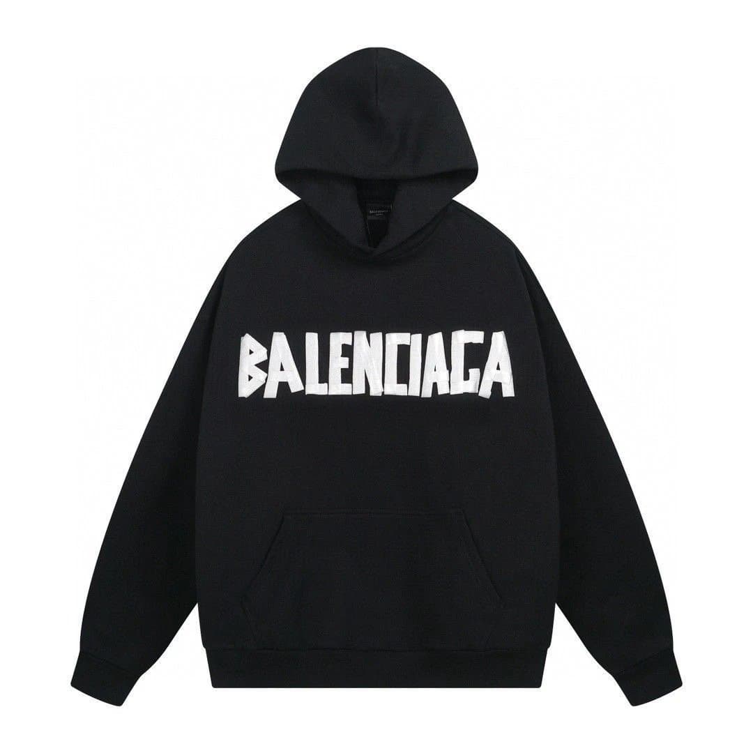 Balenciaga Logo Hoodie Oversized