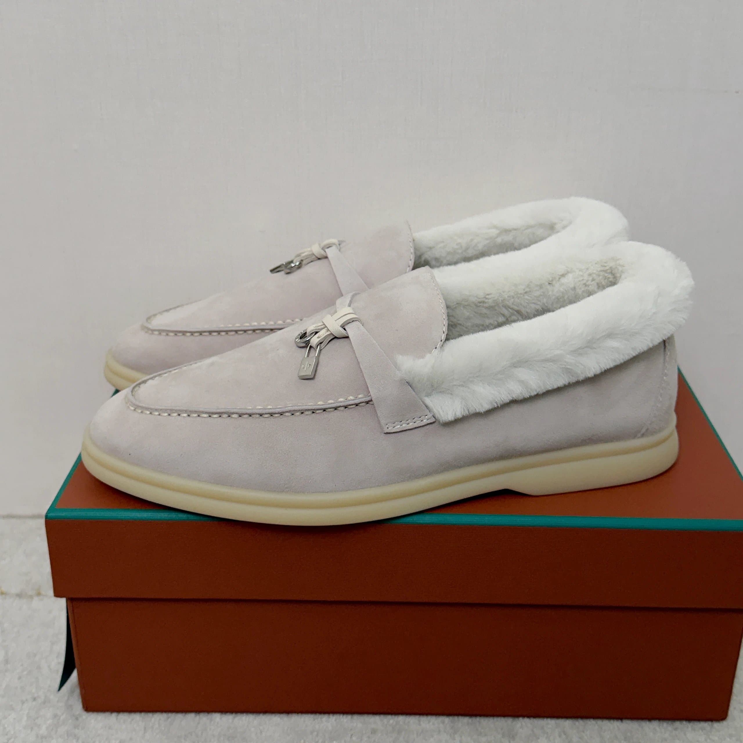 Hermès Loafer Shearling Lined