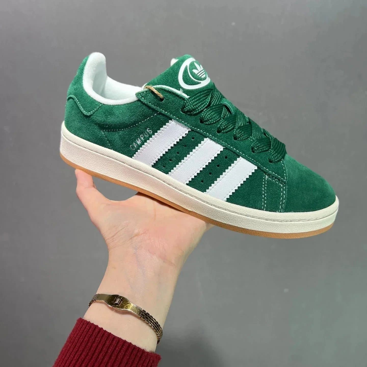 Adidas Campus Red White — 白绿