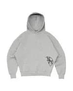 Fear of God Essentials Hoodie and Joggers Set Embroidered Patch — 灰色卫衣