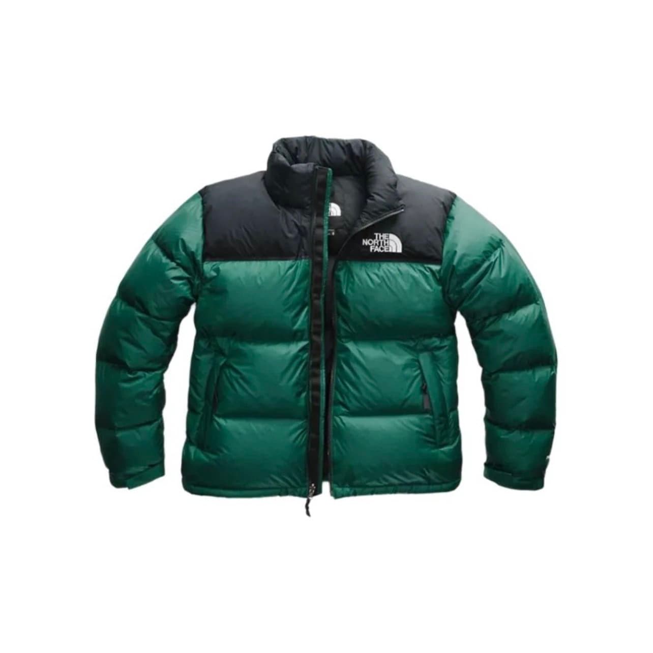 The North Face Nuptse Jacket Rust Orange/Black — 绿色