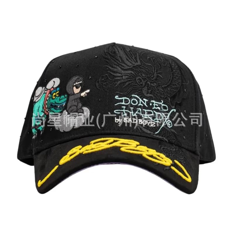 Revenge Trucker Cap RICH FOREVER Embroidered — D478