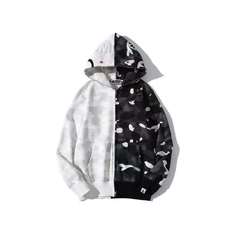 BAPE Shark Hoodie Split Camo — TMW026-23