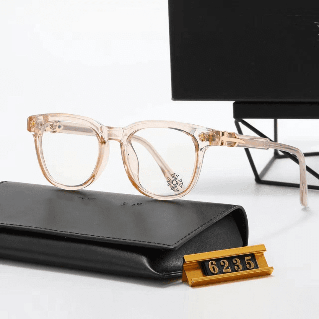 Chrome Hearts Optical Frame Clear Acetate with Silver Hardware — 05