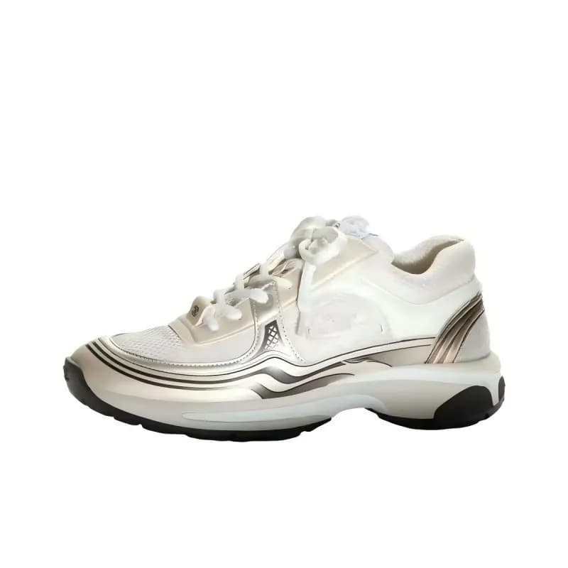 Chanel Sneaker Metallic Trim