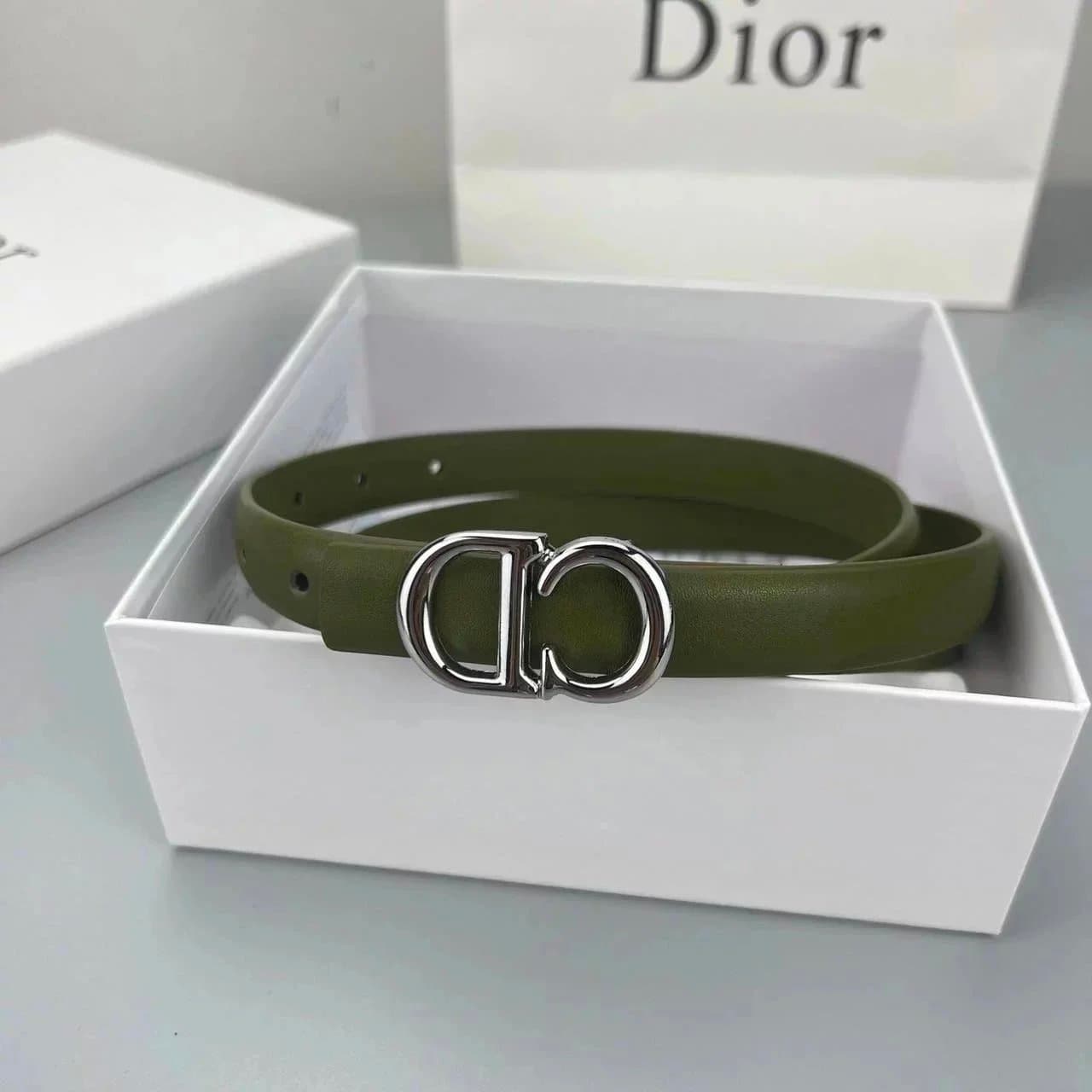 Dior CD Belt Olive Green