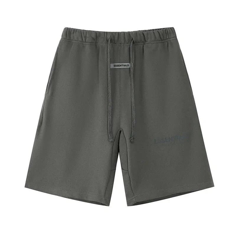 Fear of God Essentials Essentials Shorts Logo Tape — BB020130033(碳灰色)