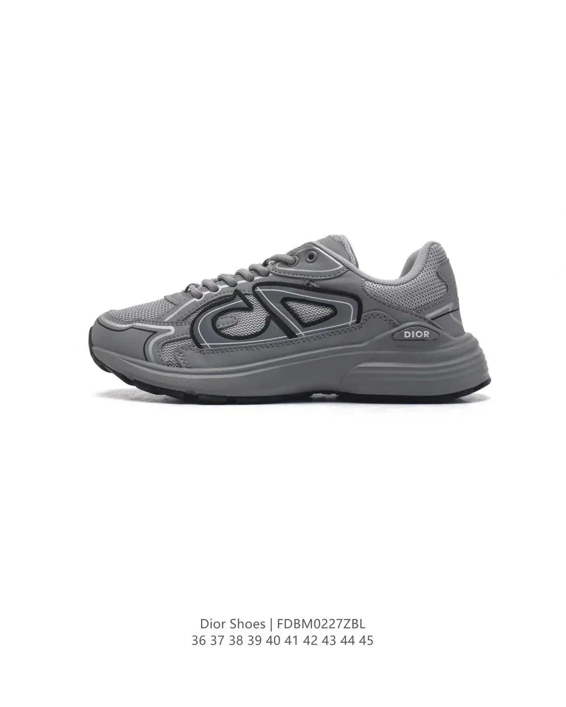 Dior Bobby Sneaker Monogram Grey