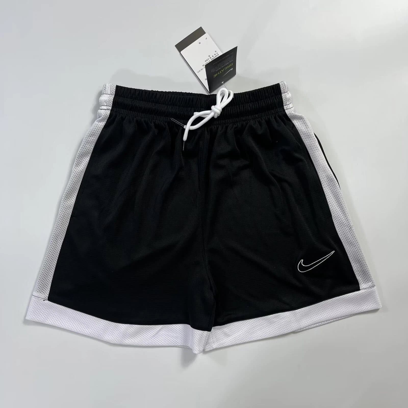Nike Sport Shorts Black/White Mesh Panel