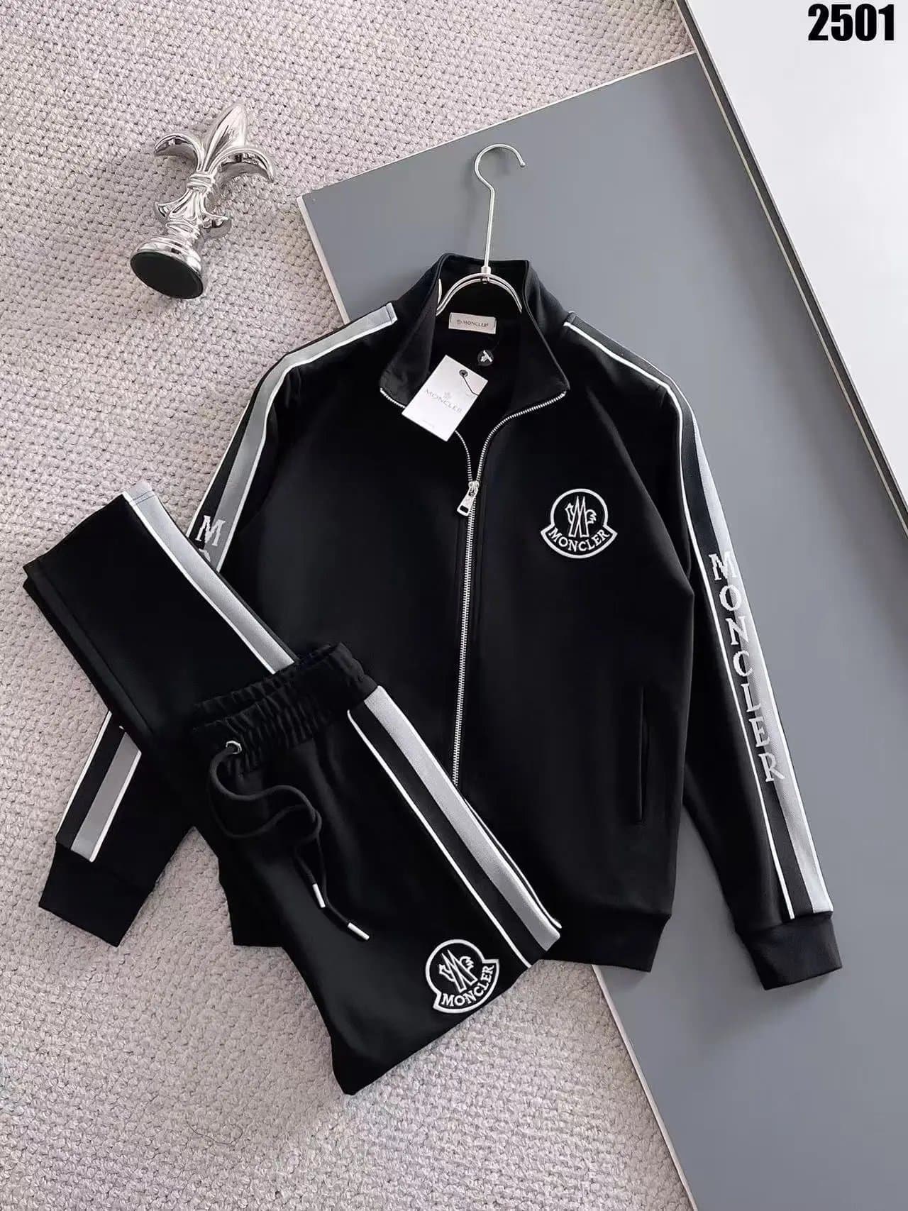 Moncler Track Suit Logo Stripe