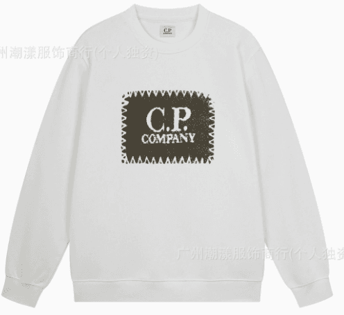 Crewneck Sweatshirt C.P. Company Logo Patch