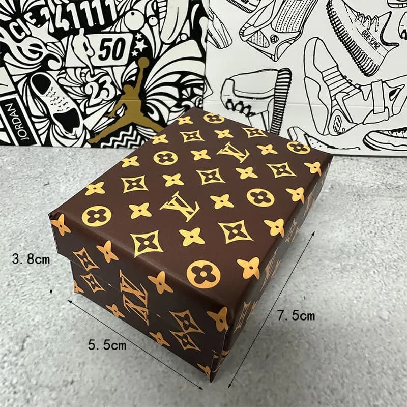 Louis Vuitton × Jordan Monogram Box Brown with Gold Monogram