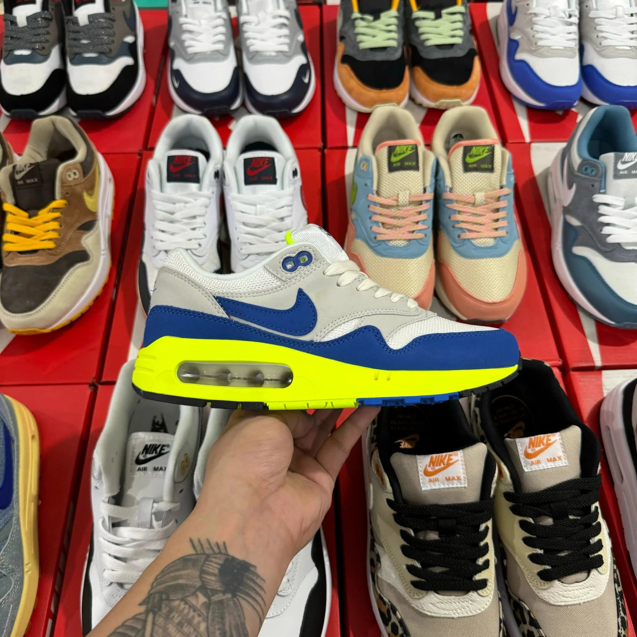 Nike Air Max 1 Wheat — 白蓝绿