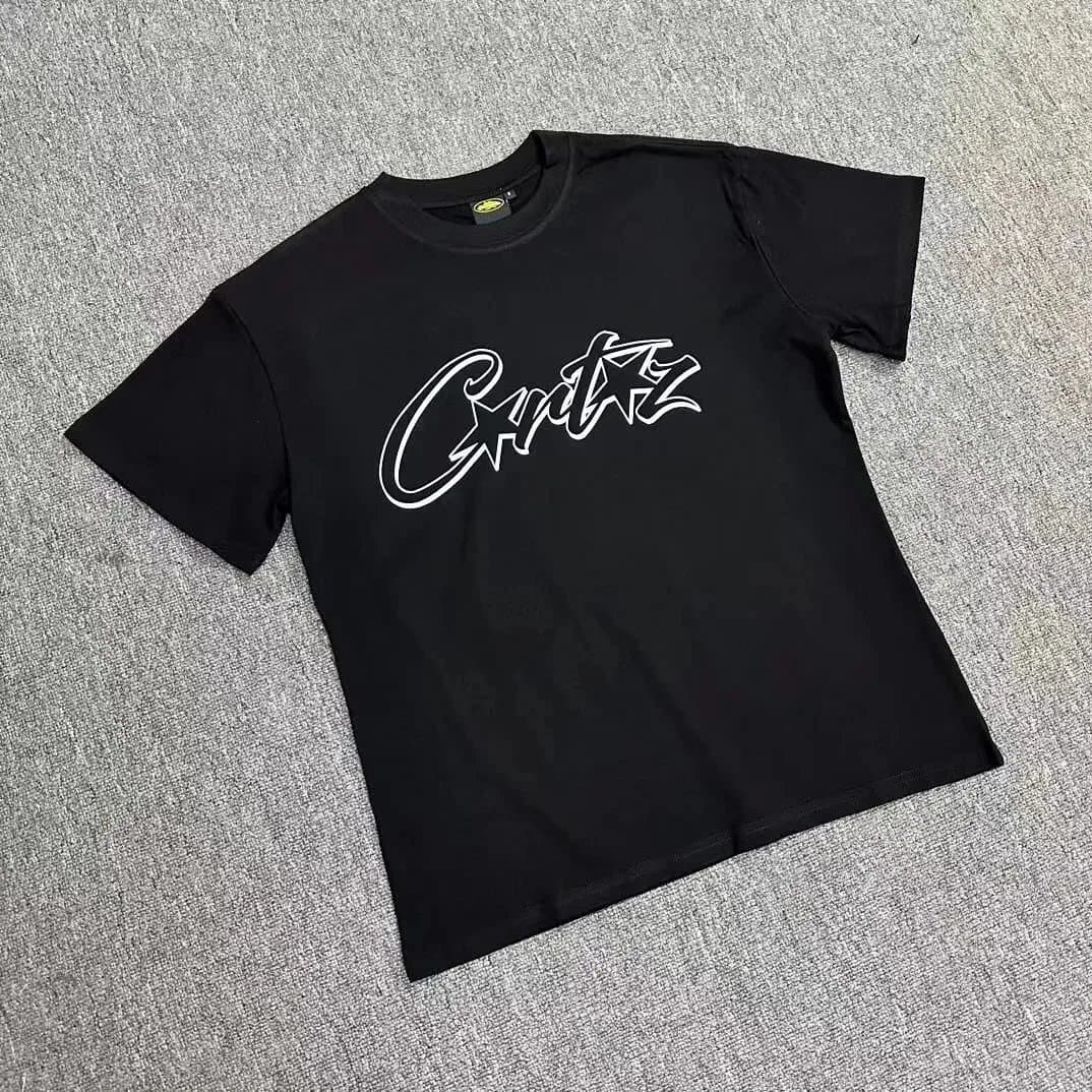 Corteiz Graphic Tee Crtz Script Logo — SJ-35
