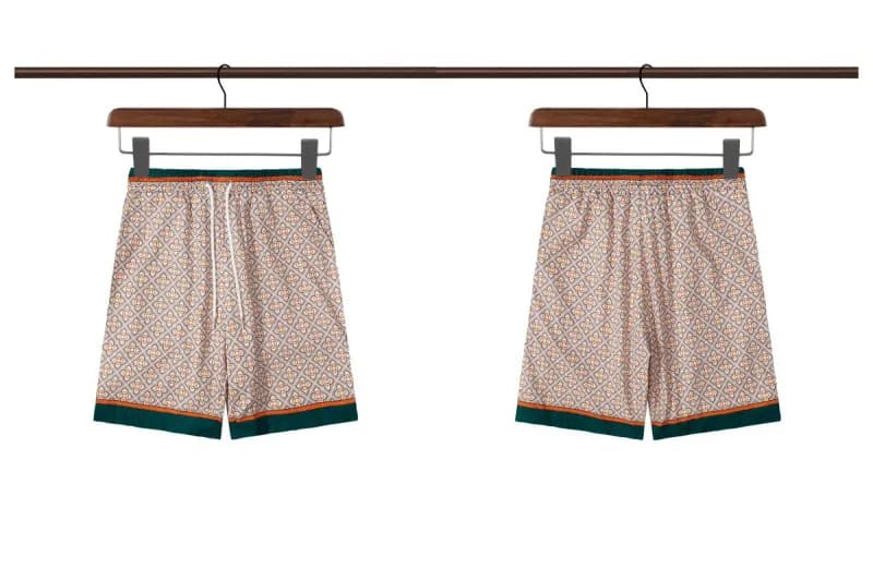 Balenciaga Heart Print Shorts Gradient Heart Pattern — K66