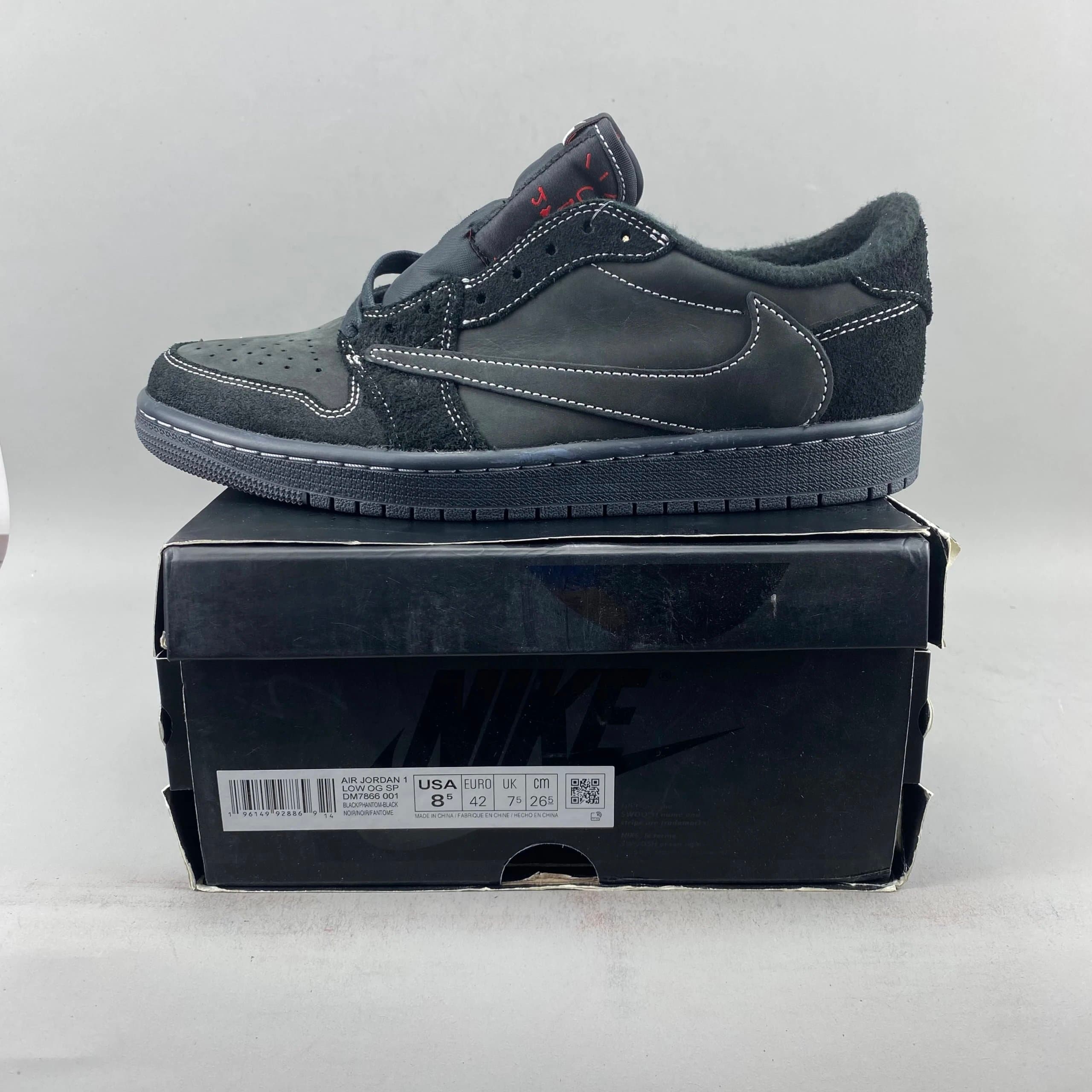 Travis Scott Air Jordan 1 Low OG SP Black Phantom