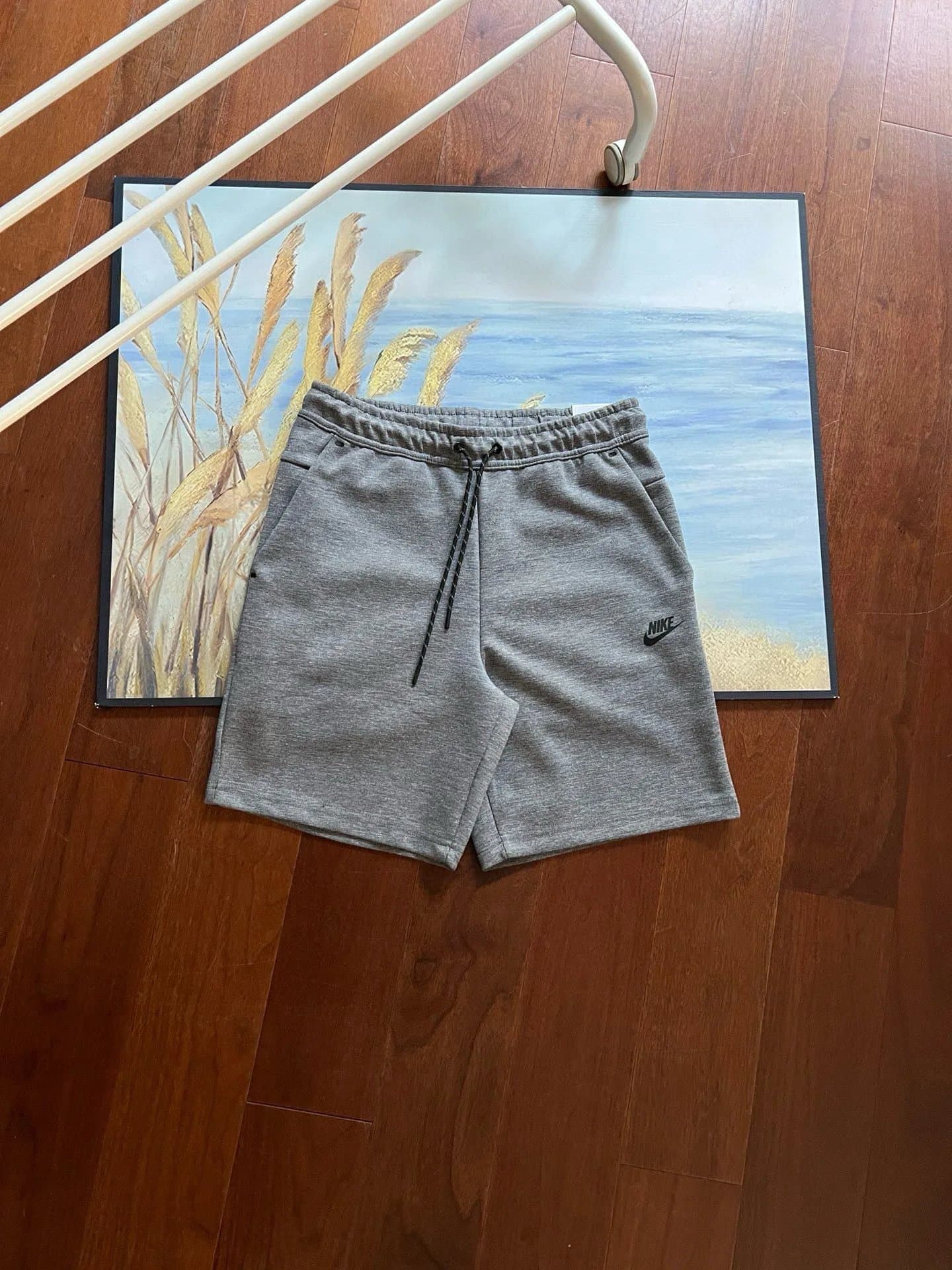Nike Tech Fleece Shorts Olive — Nik-10-10