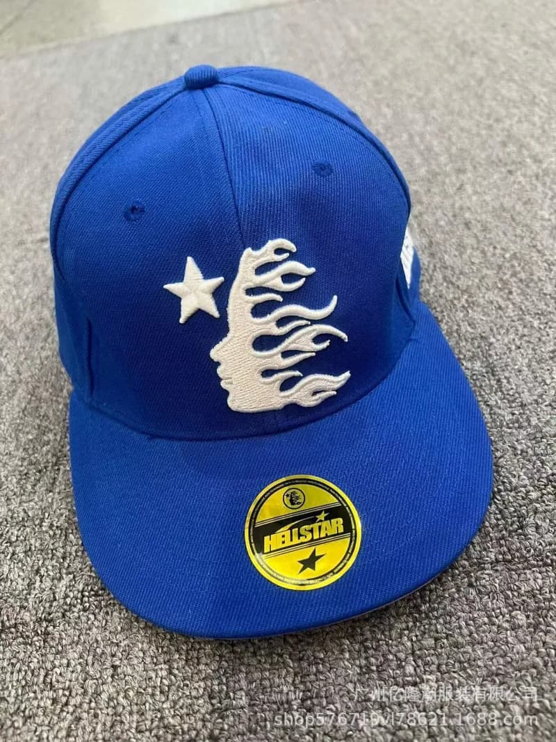 Hellstar Snapback Cap Flame Logo — 1